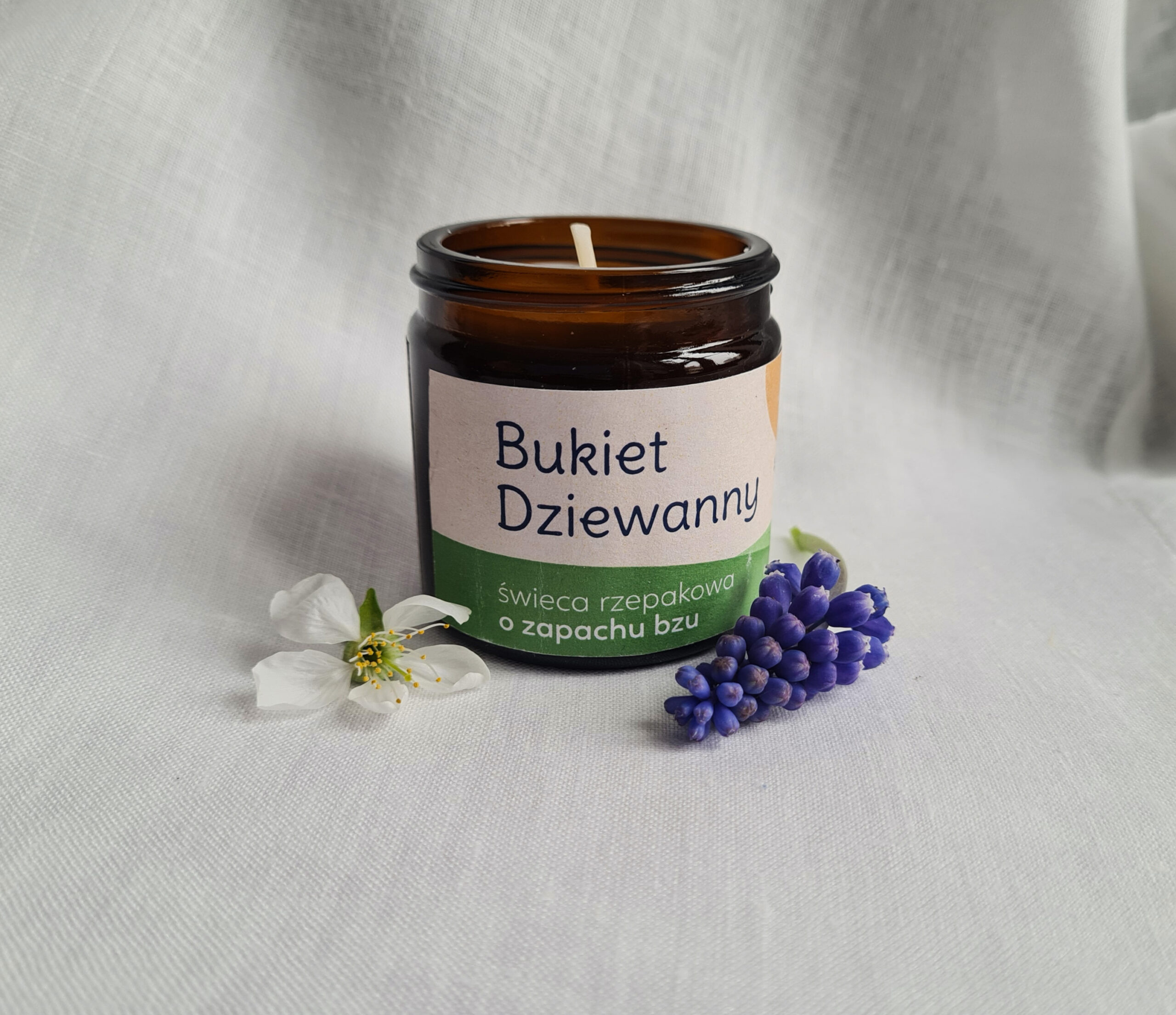 Świeca rzepakowa Bukiet Dziewanny duża
